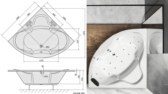 Акрилна вана: Комфорт, стил и издръжливост