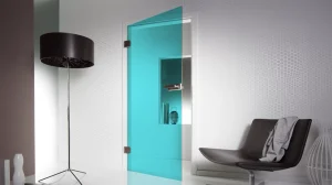 Интериорна врата от тонирано стъкло