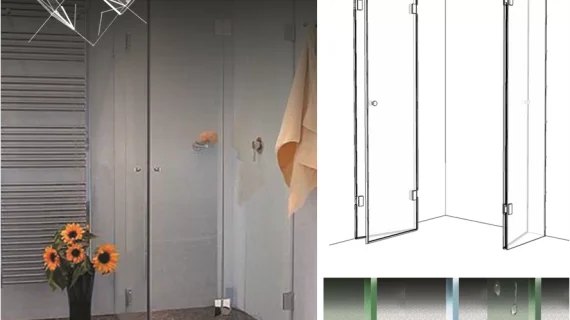 Стъклени душ кабина в съвременния дизайн на банята