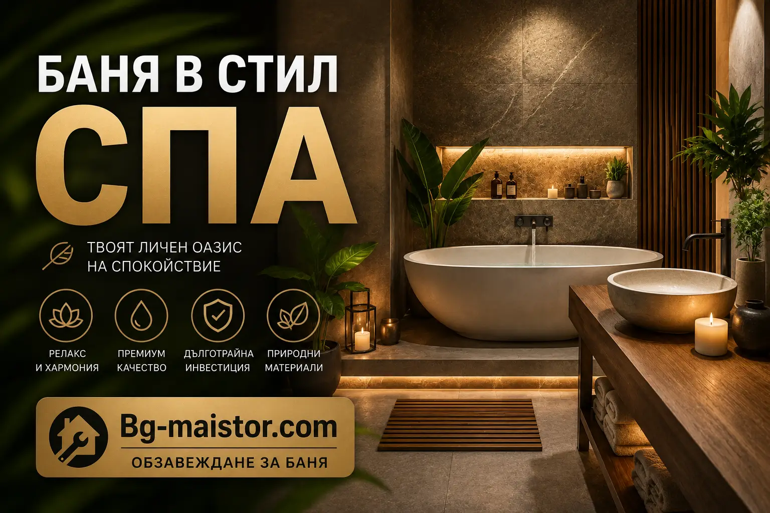 Баня в стил СПА – стъпка по стъпка как да създадем частен оазис за релакс?